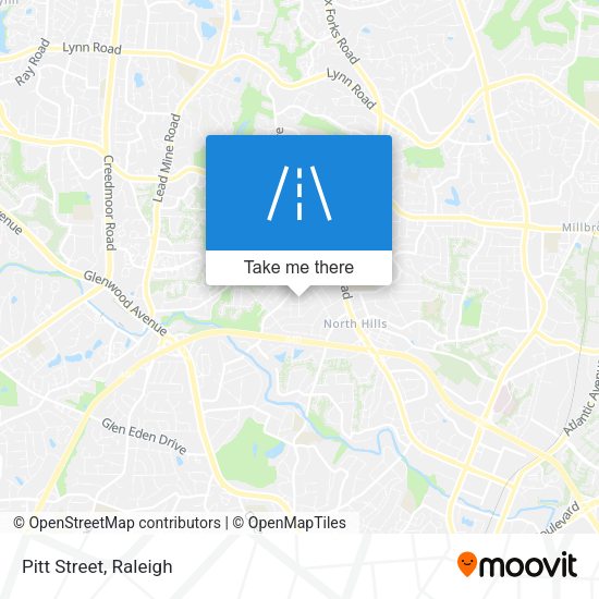 Mapa de Pitt Street