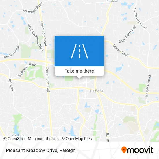 Pleasant Meadow Drive map