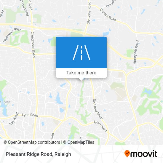 Pleasant Ridge Road map