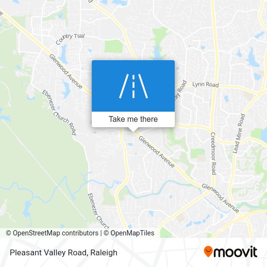 Pleasant Valley Road map