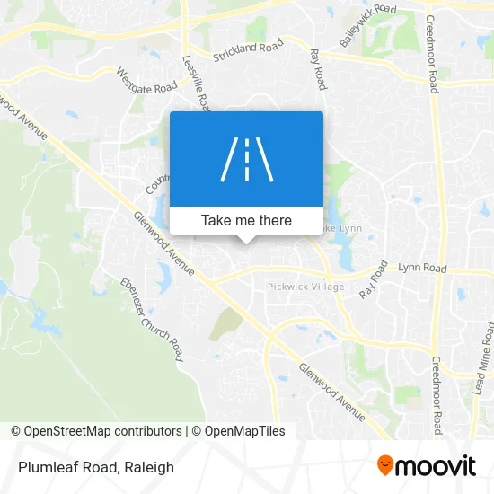 Plumleaf Road map