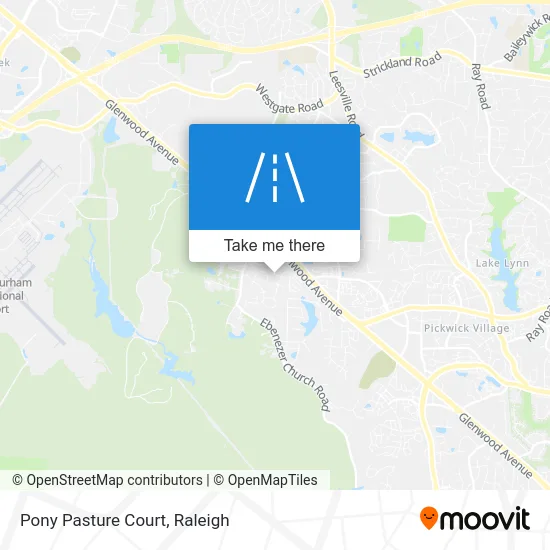 Pony Pasture Court map