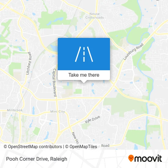 Pooh Corner Drive map