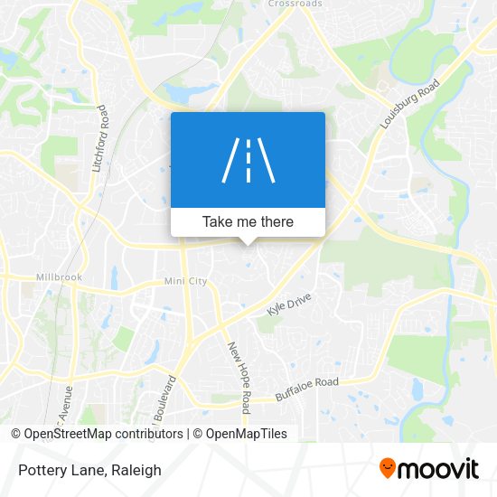Mapa de Pottery Lane