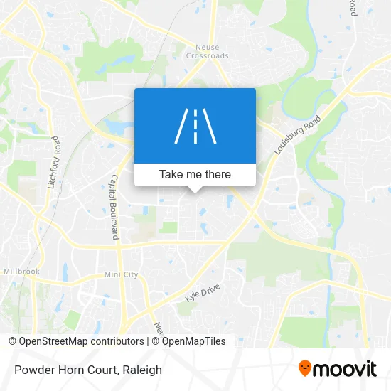 Powder Horn Court map