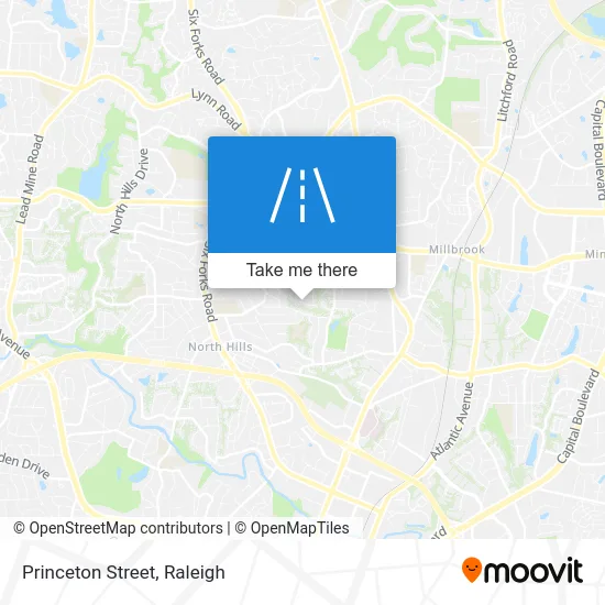 Princeton Street map