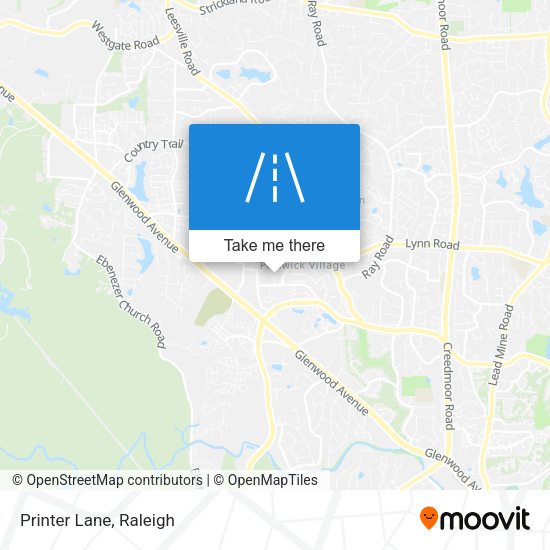Mapa de Printer Lane