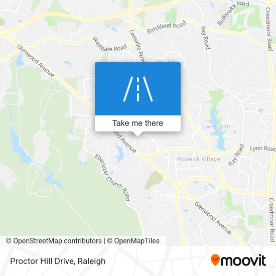 Proctor Hill Drive map