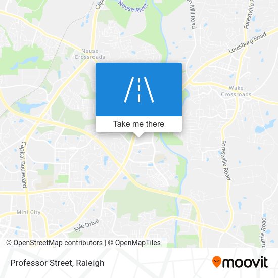 Mapa de Professor Street