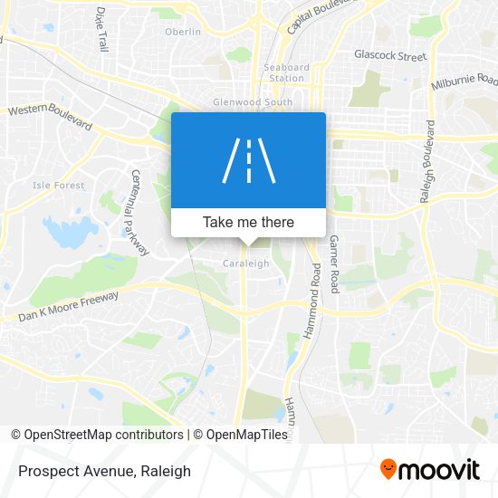Prospect Avenue map