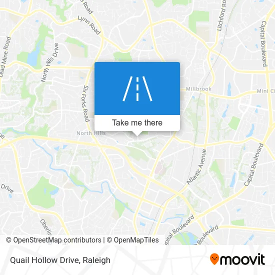 Quail Hollow Drive map