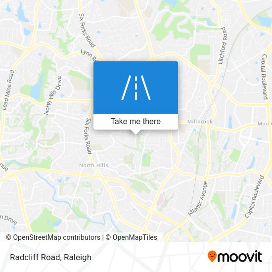 Mapa de Radcliff Road