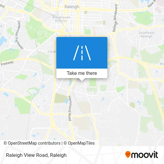 Raleigh View Road map