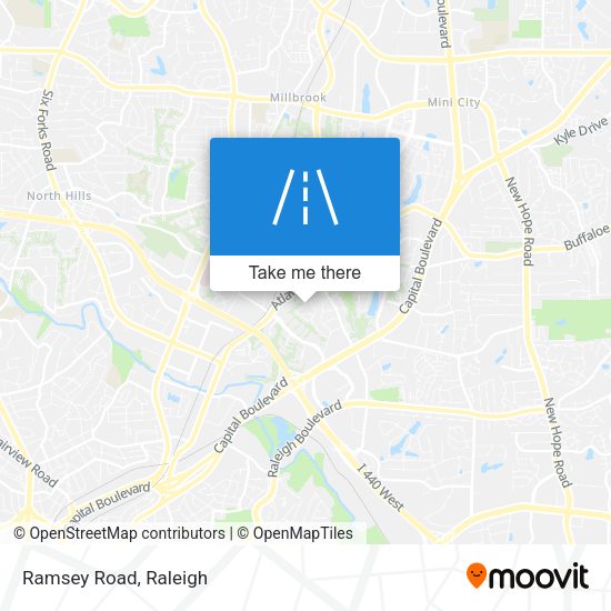 Mapa de Ramsey Road