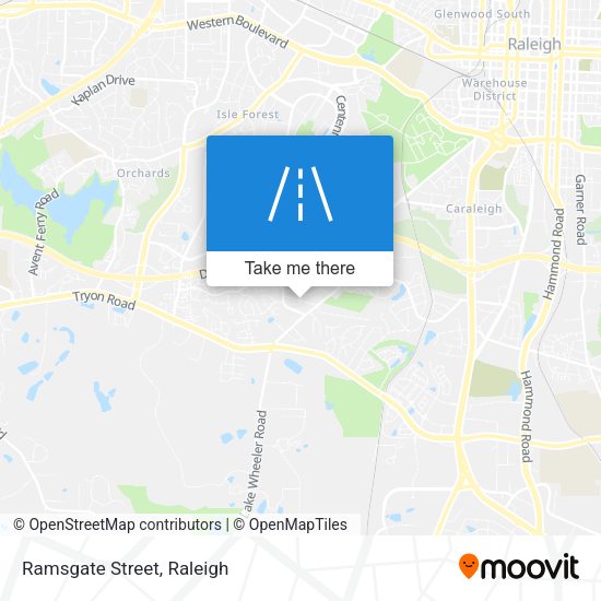 Mapa de Ramsgate Street