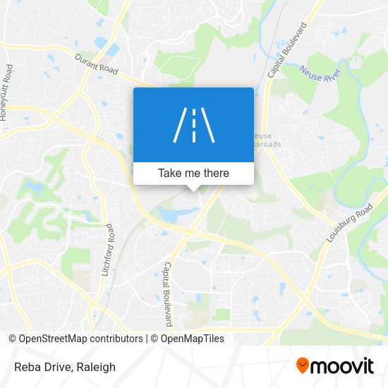 Mapa de Reba Drive