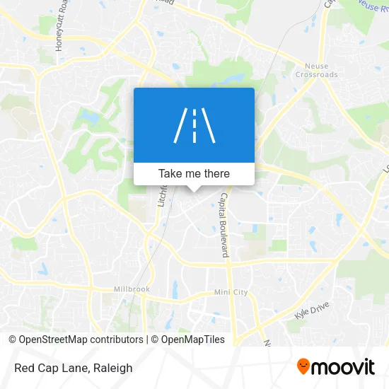 Mapa de Red Cap Lane