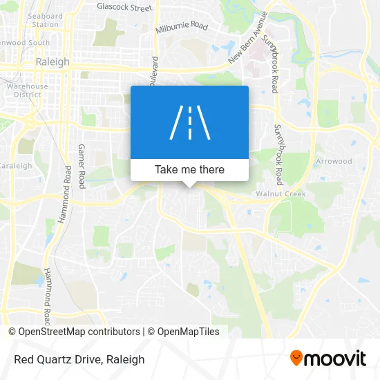 Mapa de Red Quartz Drive