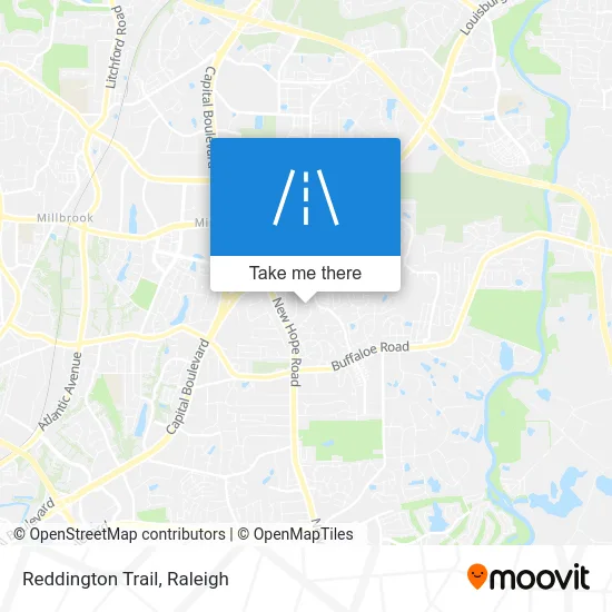 Reddington Trail map