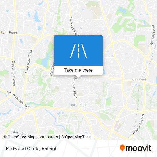 Mapa de Redwood Circle