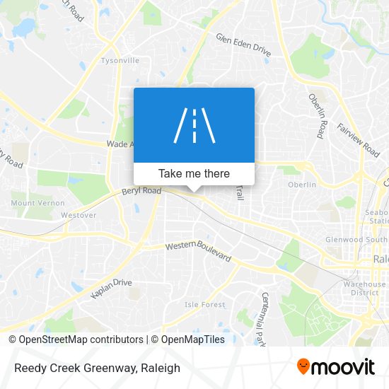 Reedy Creek Greenway map