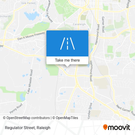 Mapa de Regulator Street