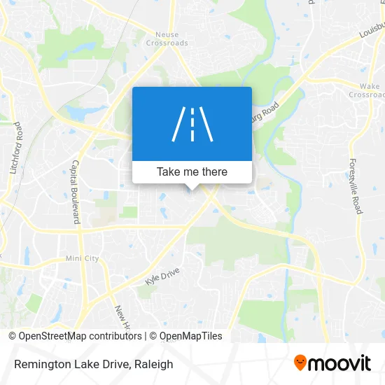 Remington Lake Drive map