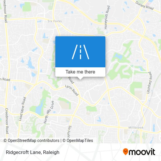 Mapa de Ridgecroft Lane