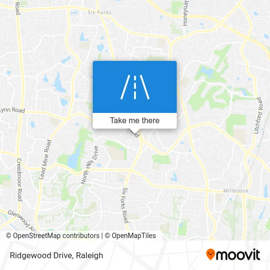Ridgewood Drive map