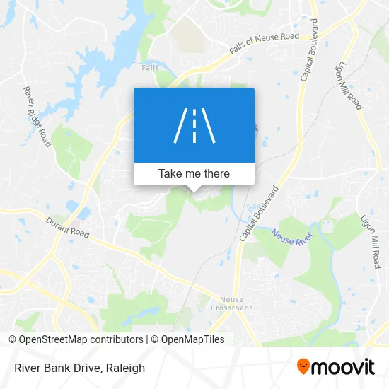 River Bank Drive map