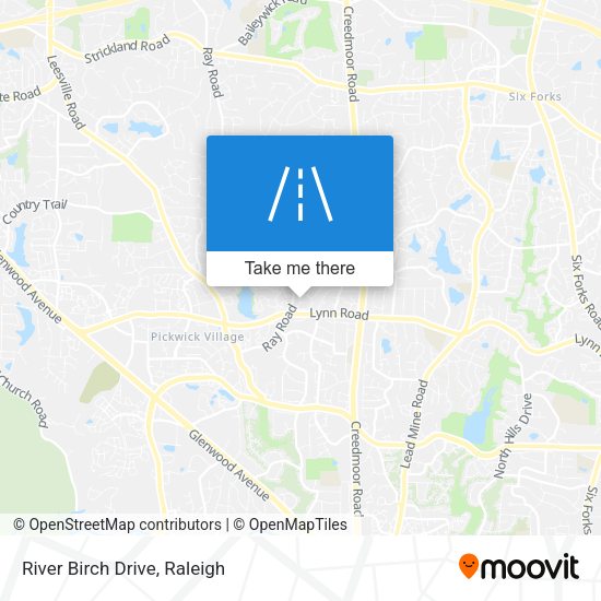 River Birch Drive map