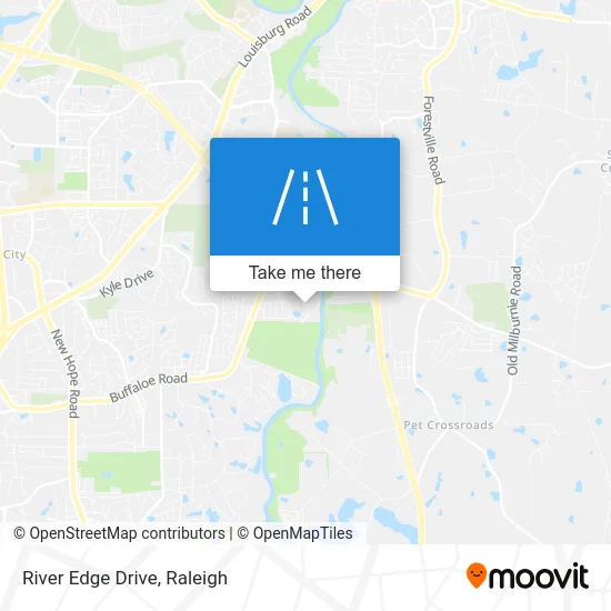 River Edge Drive map