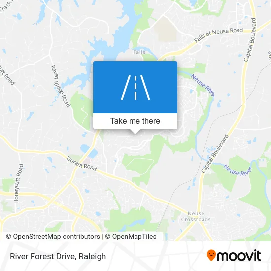 River Forest Drive map