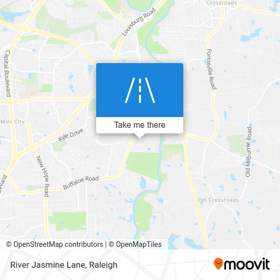 River Jasmine Lane map