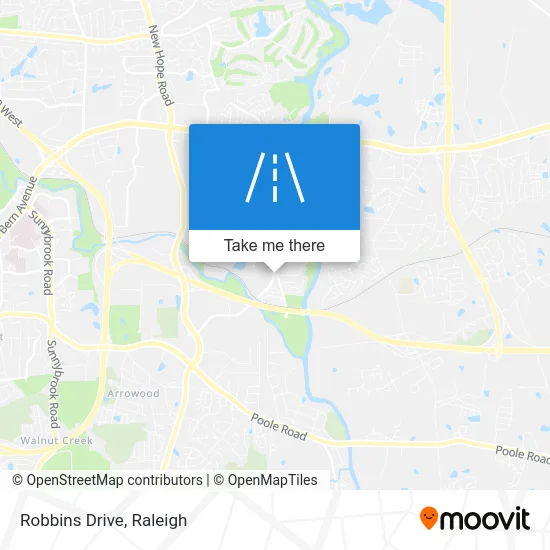 Robbins Drive map