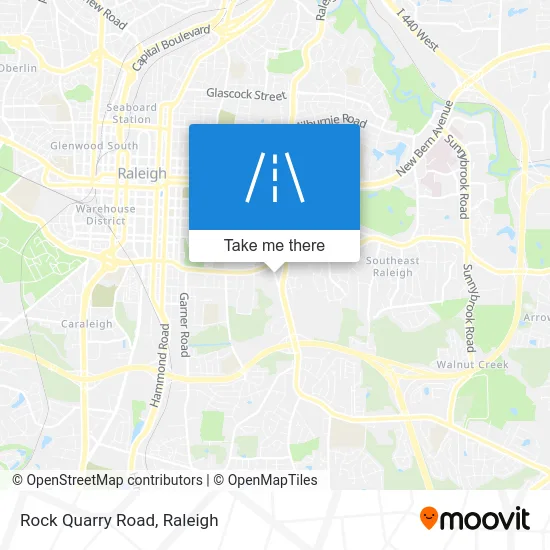 Rock Quarry Road map