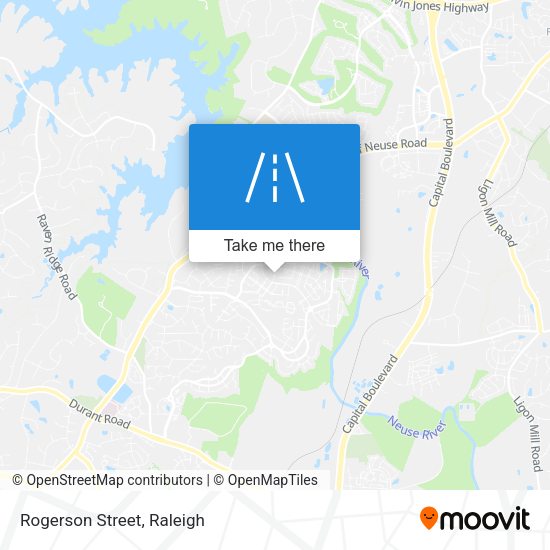 Rogerson Street map