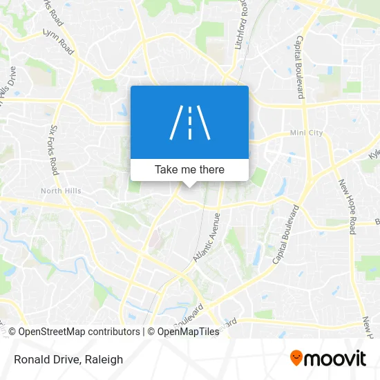 Ronald Drive map