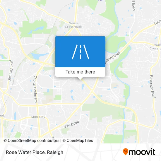 Rose Water Place map