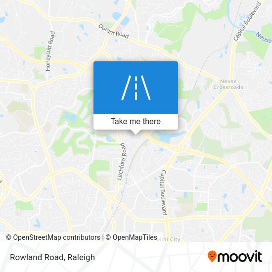 Mapa de Rowland Road