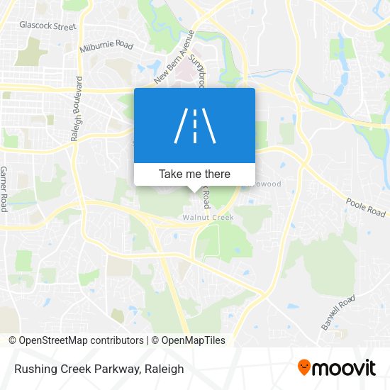 Mapa de Rushing Creek Parkway