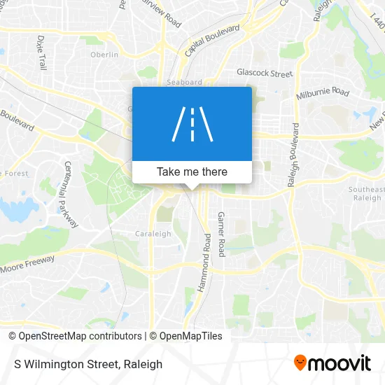 S Wilmington Street map