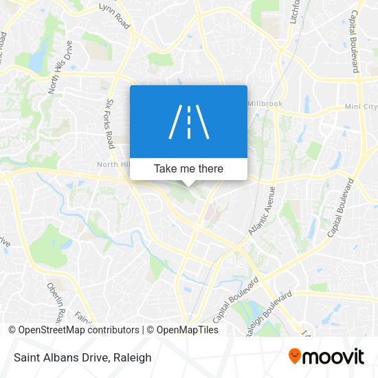 Mapa de Saint Albans Drive