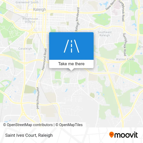 Saint Ives Court map