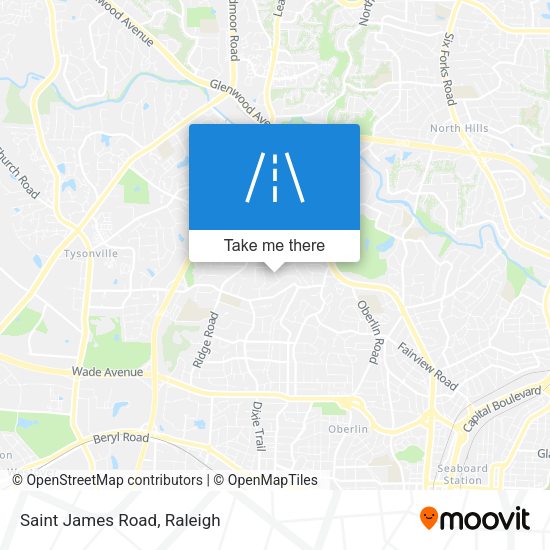 Mapa de Saint James Road