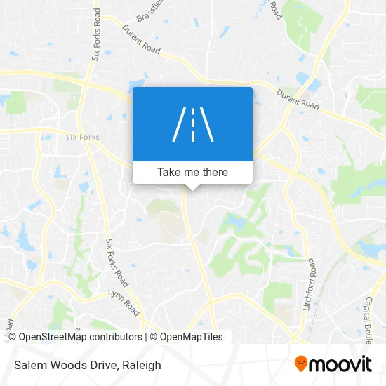 Salem Woods Drive map