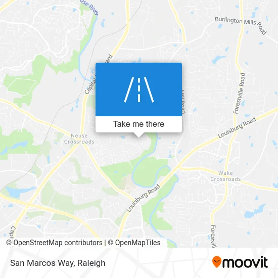 San Marcos Way map