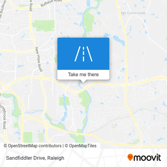 Sandfiddler Drive map