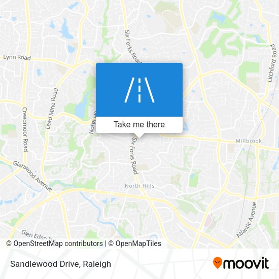 Mapa de Sandlewood Drive