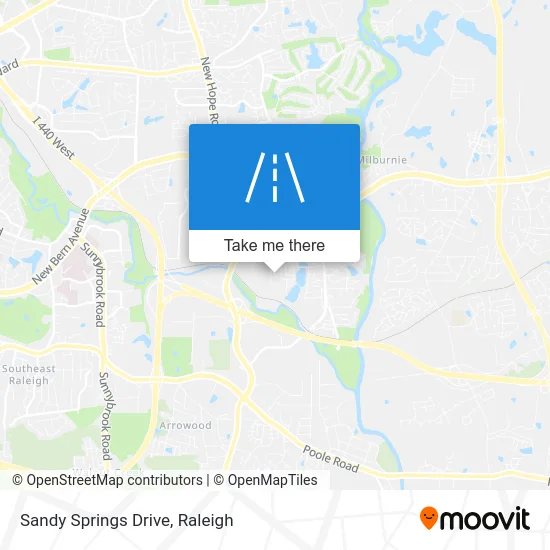 Sandy Springs Drive map